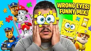 Wrong eyes👀 NEW EPISODES/ Sheriff Labrador x Rocky & BabyBoss Puzzle Wrong HeadsEYE PUZZLE WORLD