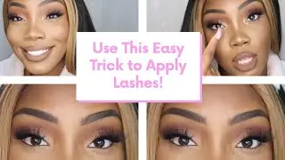 No more Struggling to apply lashes after watching this! #lashes #lashapplication #lashtutorial