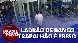 Ladrão se atrapalha e é preso ao tentar roubar caixas eletrônicos