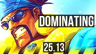 DRAVEN & Thresh vs CORKI & Poppy (ADC) | Dominating | KR Master | 25.13