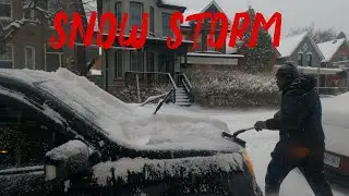 HAMILTON HIT BY THE BIGGEST SNOWSTORM OF WINTER 2026 AM OUTSIDE JERK IN CHICKEN