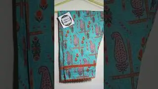 Printed trouser design 2023 | Simple and decent design # Sewing ideas #maheenofficial