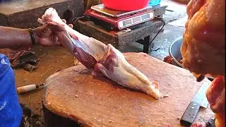 Exclusive beef cutting skills in Bangladesh || Traditional butcher cutting beef.