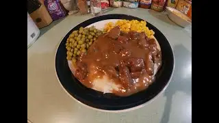 Sunday Supper, Classic Beef Tips with Mushroom and Onion Gravy! It Makes You Want to Come Home.
