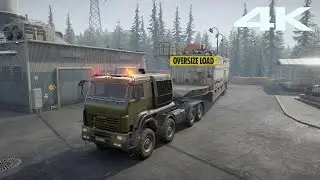 Azov 64131 8x8 OVERSIZE LOAD | Not A Drill | [ASMR] | Smithville Dam, Michigan