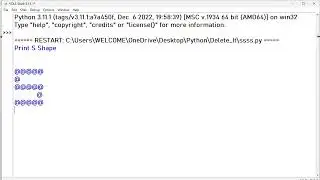Print S  with Python