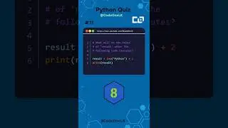 Python Programming Quiz | Test Your Skills for Beginners | Python Programming Challenge 11 #shorts