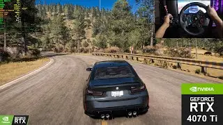 RTX 4070 Ti Benchmark | BMW M4 Competition Drift | Forza Horizon 5 | 4K Max Settings Wheel Cam
