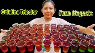 Mi emprendimiento  producción de gelatina tricolor para tu negocio // Dulce & Sweet