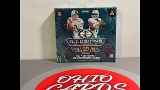 GOOD VALUE!!!! 2024 Illusions Football Hobby Box Review