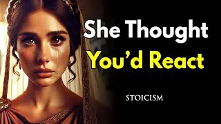 She Thought You’d React Emotionally... You Didn’t ~Stoicism