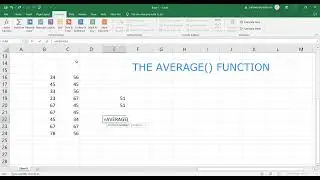 Using Average Functions in Microsoft Excel - A Step-by-Step Guide