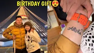 ALISHA KO BIRTHDAY MA TATTOO SURPRISE😍 / @rajkumarthapamagar32 