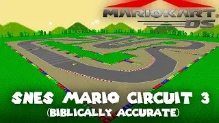 SNES Mario Circuit 3 (biblically accurate) - Mario Kart DS Custom Track