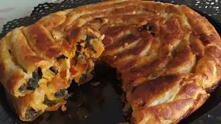 Tavada Çook Lezzetli ve Pratik  Ispanaklı  Dolama Börek 😋😋