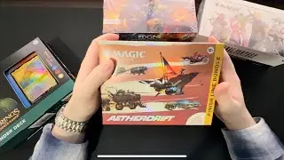 First Magic the Gathering Opening and Video!! - Aetherdrift Finish Line Bundle
