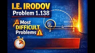 Can You Solve This? I.E. Irodov Problem 1.138 | JEE Advanced Level