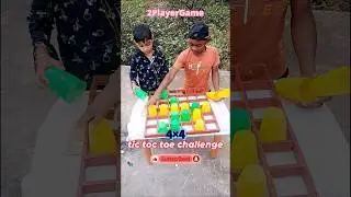 ⭕️❌️challenge puzzlegame tic tac toe game mindset #shorts #ytshorts #entertainment