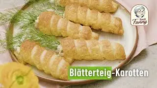 🥕 Bl&auml;tterteig-Karotten | Schneller Ostersnack 🥕