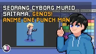 Cyborg Muridnya Saitama, Genos! | Anime One Punch Man | Pixel Art Timelapse