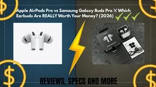 Apple AirPods Pro vs Samsung Galaxy Buds Pro ⚔️ Which Earbuds Are REALLY Worth Your Money? (2026)