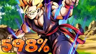 New Legends Road Gohan 598% Showcase || Dragon Ball Legends