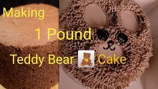 Teddy Bear Cake Decorating || How to Make Teddy Bear Cake Decoration At Home || easy cake decoration