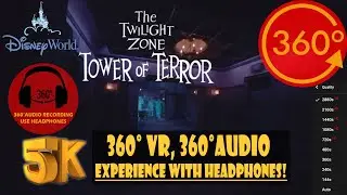 Tower of Terror, Immersive 360 VR stabilized with gimbal - Hollywood Studios [5K 360&deg; | 360&deg; Audio]