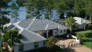 Aerial view of a home in Palm Coast, Florida