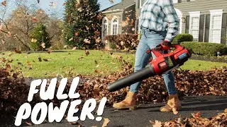 Toro 60v Battery Electric Leaf Blower: ALL the POWER!