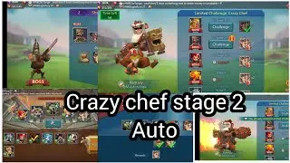 lords mobile limited challenge crazy chef stage 2 auto
