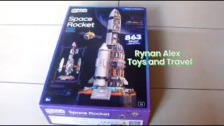 Building 43 cm Science Education Toy Space Shuttle Rocket