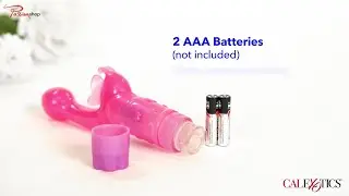 Butterfly Kiss Original Pink | CalExotics Waterproof Vibrating Massager Demo