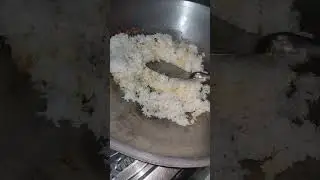 Delicious scrambled egg fried rice