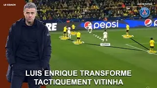 Luis Enrique positionne Vitinha en milieu défensif pour améliorer le jeu du PSG I Vitinha évolue !
