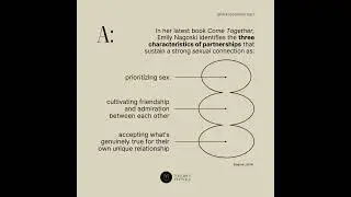 What are three key components for lasting sexual connection? With Emily Nagoski