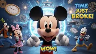 Mickey Mouse Time Gate Adventure | 1:08 Mini 3D Family Cartoon
