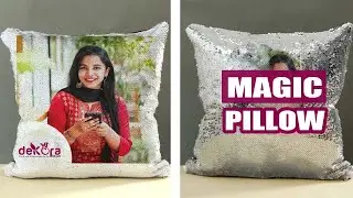 Magic Pillow With photo | Customized Magic/Sequin Cushion | Photo Pillow | Amazing VIRAL Pillow