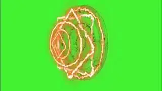 Magic shield green screen effect