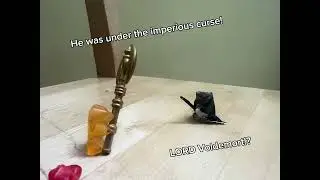 Gummy wizard duel!! #harrypotter #voldemort #dumbledore 