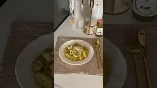 Ньокки с песто. Проще только заказать #chef #food #easy #recipe #рецепты #cooking #baking #pastry