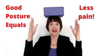 The Book Trick for Good Posture, plus correct forward head posture aka 