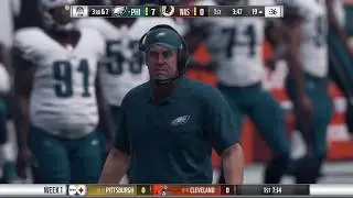 Lets Play: Madden NFL 18(Ps4 Pro - 1080P) Eagles @ Redskins