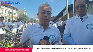 A cyclothon to spread awareness about climate change was held in Imphal City today. #kanglatv #news