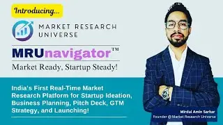 MRUnavigator: Real-Time Market Research Platform for Startup Ideation+Planning+Pitch Deck+GTM+Launch