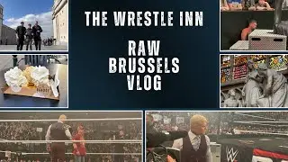 WWE Raw Brussels Vlog - The Wrestle Inn European March Tour #wwe #wrestling