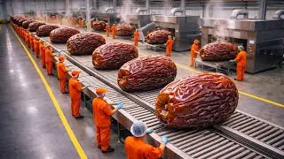 Inside Saudi Arabia&rsquo;s Dates Factory 🇸🇦 : From Palm Harvest to Export Packaging