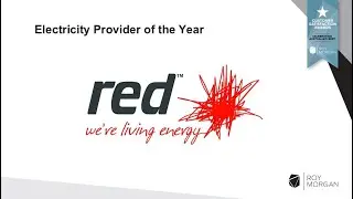 Red Energy - Electricity Provider of the Year, Roy Morgan CSAT Awards 2024