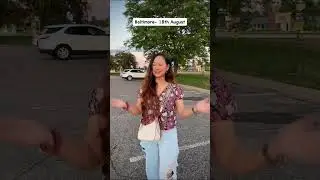 Baltimore 18th of August, #USAtour #melinarai #2023  #dainikkhabarnepal