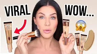 I TESTED THE VIRAL CHARLOTTE TILBURY PERFECT SKIN FOUNDATION! FIRST IMPRESSIONS, WEAR TEST & REVIEW!